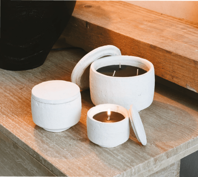 Een kaars van Uitvaartzorg Michael Deleu